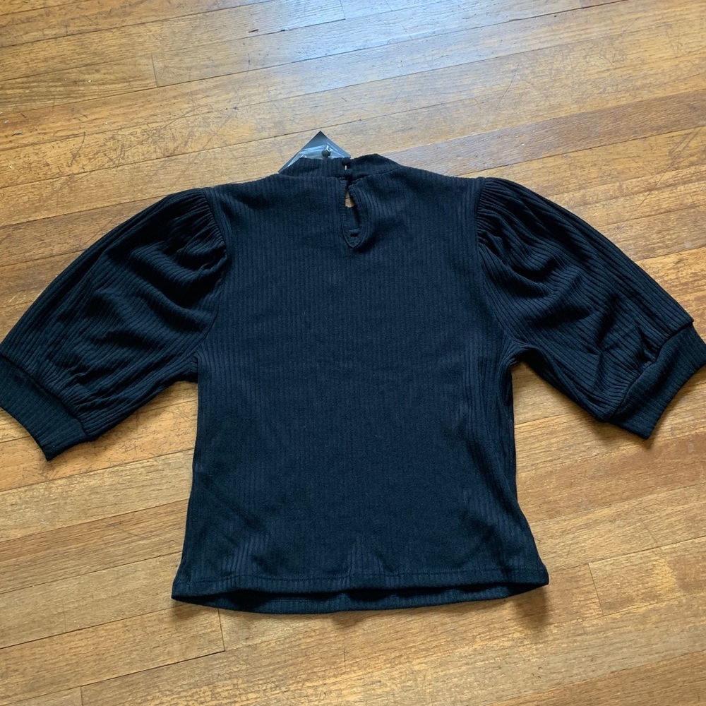 SOLD NWT Black Knit Top